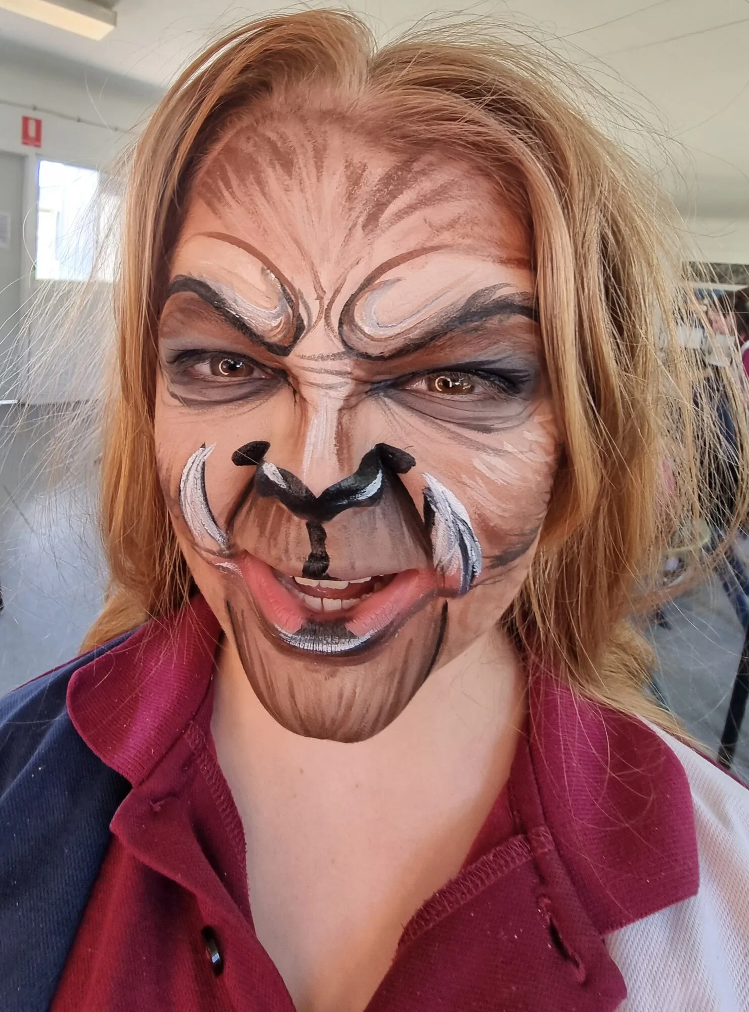 Beast character makeup